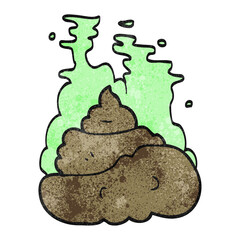 textured cartoon gross poop