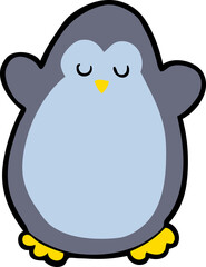 cartoon penguin