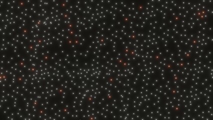 3D Rendering Abstract Fake Star Background