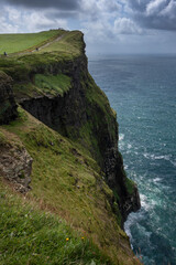 Cliffs of Moher.  Westcoast Ireland. Clare county. Doolin and Liscannor. Bay of Galway. Ocean. 