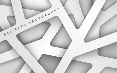 Abstract white gray dimension line background. eps10 vector