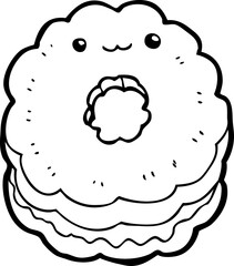 cartoon biscuit