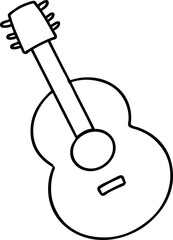 an acoustic guitar