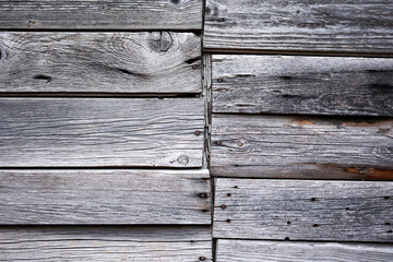Holzbretter die nebeneinander liegen. Eine Holztextur aus mehreren Holzbrettern.