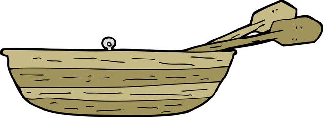 cartoon rowing boat © lineartestpilot