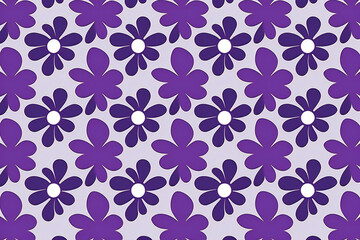 purple background with a floral pattern