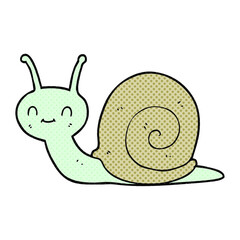 cartoon cute snail
