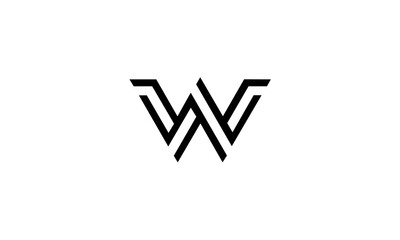 Alphabet W logo vector