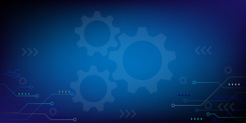 Technology of future background,artificial intelligence,hitech illustration