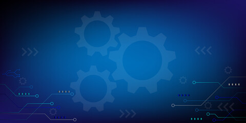 Technology of future background,artificial intelligence,hitech illustration