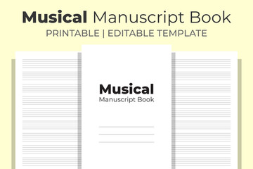 Musical Manuscript Book