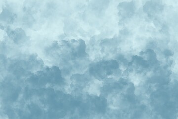 Watercolor clouds, abstract background, painted wallpaper