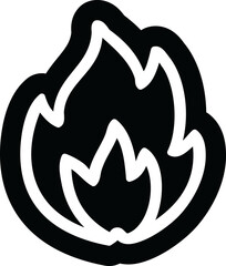 simple flame icon