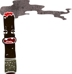 cartoon cigar character