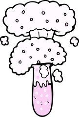 cartoon science experiment