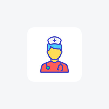 Doctor, health care fully editable vector fill icon

