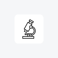 Laboratory, microscope fully editable vector fill icon

