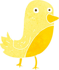 cartoon yellow bird