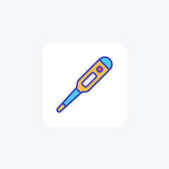 Temperature, digital fully editable vector fill icon