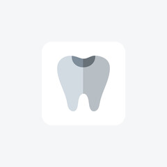 Dental, dentist fully editable vector Flat Icon