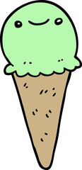 cartoon ice cream