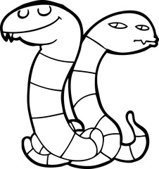 cartoon snakes