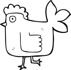 cartoon chicken