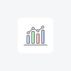 Income, revenue fully editable vector line icon

