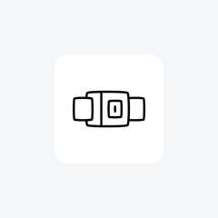 Watch, luxury fully editable vector fill icon

