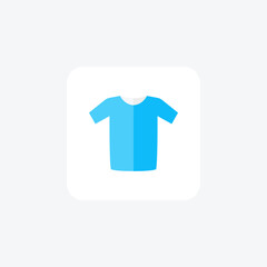 Basic, clothes fully editable vector fill icon


