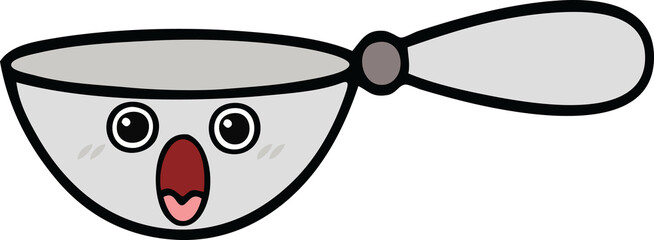 cute cartoon measuring spoon