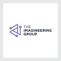 Three elements triangle logo. Abstract symbol business logotype.