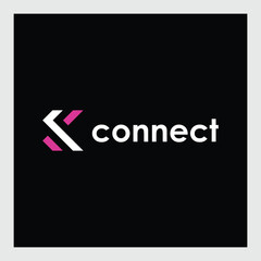 Connect logo.People connect logo template