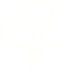 Raincloud Chalk Drawing