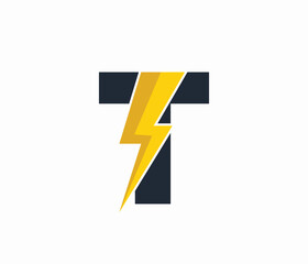 T Energy logo or letter T Electric logo.