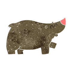 retro cartoon bear