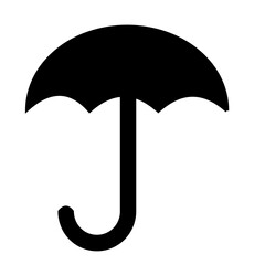 black umbrella icon