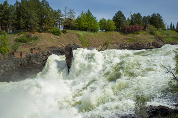 Spokane Falls in the Springtime