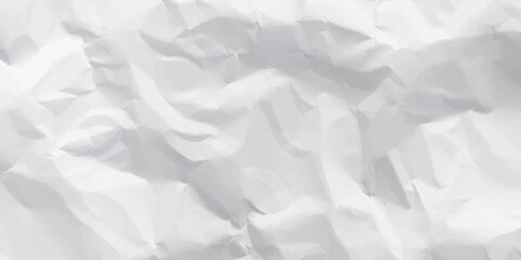 Crumpled white creased paper sheet texture can be use as background. Ragged White Paper, white waxed packing paper texture.