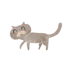 retro cartoon cat
