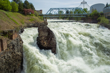 Spokane Falls in the Springtime