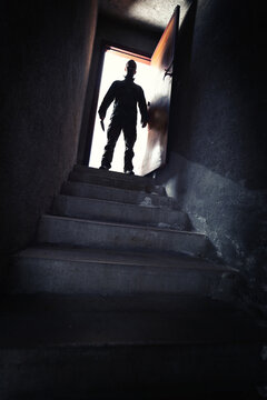 killer and stair
