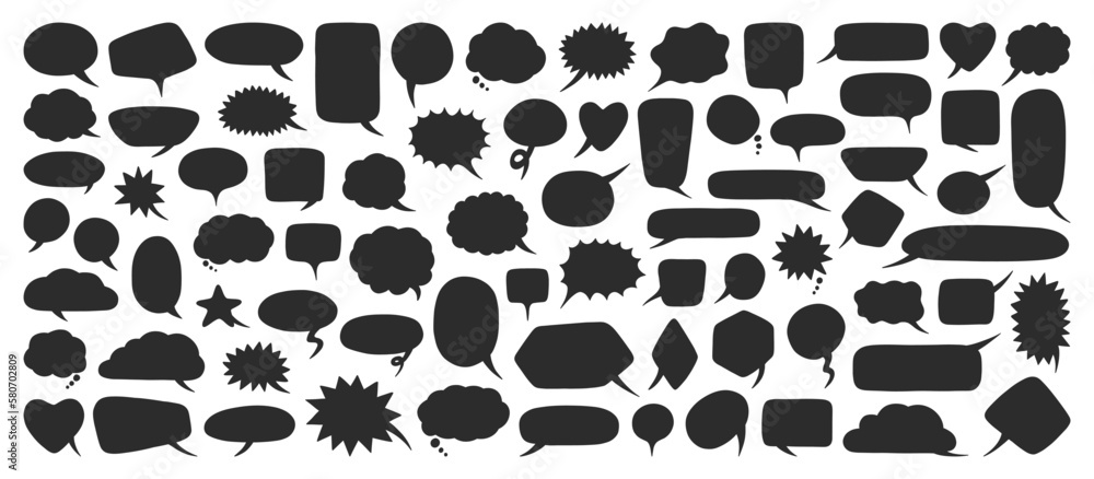 Aufkleber message bubble vector. speech bubble, text message, social media comment. website or mobile app comm