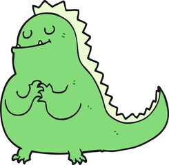 cartoon dinosaur