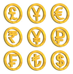 British Pound 3d Icons