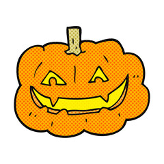 cartoon spooky pumpkin