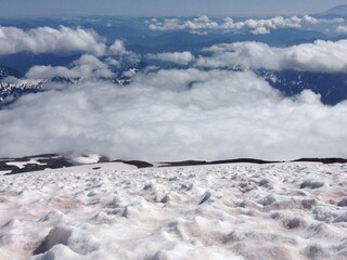 Hiking above the Clouds, Mount Rainier to Camp Muir