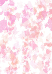pink splashed watercolor background 