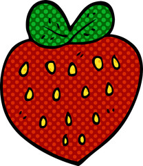 cartoon doodle strawberry fr
