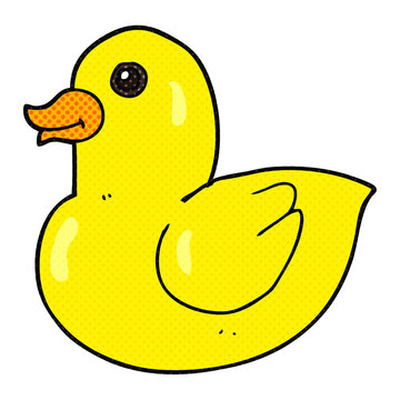cartoon rubber duck